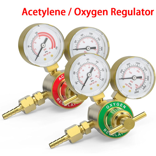 Acetylene oxygen regulator - acetylene,