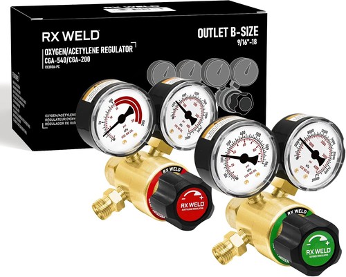 Oxy acetylene regulator - acetylene, set